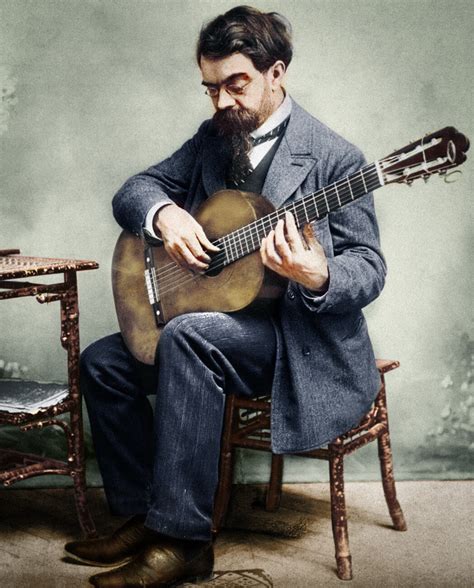 Francisco Tarrega Spanish Classical Guitarist In Color R Classicalguitar