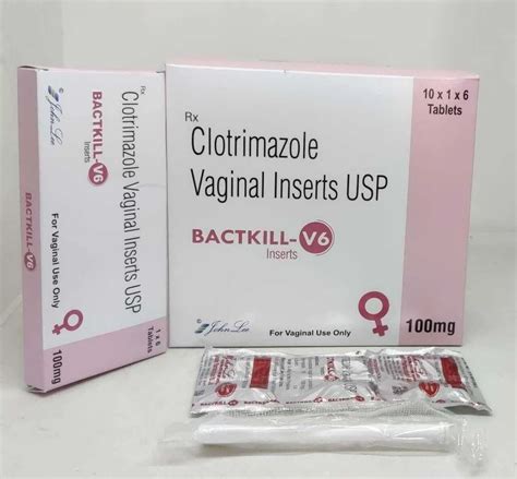 Bactkill V Clotrimazole Vaginal Inserts Usp Mg At Rs Piece