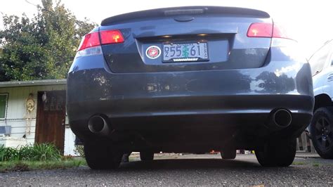 2010 Subaru Legacy GT Nameless Performance Exhaust YouTube