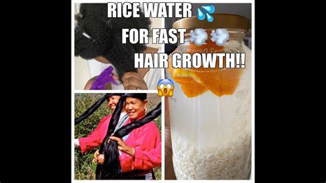 Overnight Rice Water Spray For Fast Thick Hair Growth How To Make