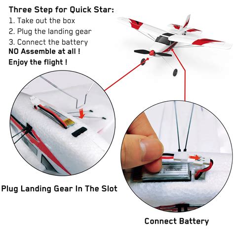 Batterie Avion Rc Ghz Ch Axes Planeur Gyroscopique Jouets