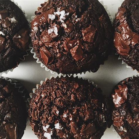 Salted Double Chocolate Rye Muffins Via Feedfeed On Https