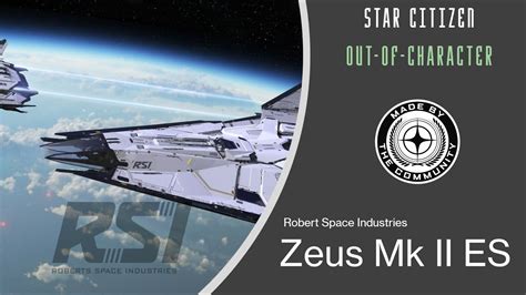 RSI Zeus Mk II ES Das Erbe Der Vergangenheit IN PRODUCTION STAR