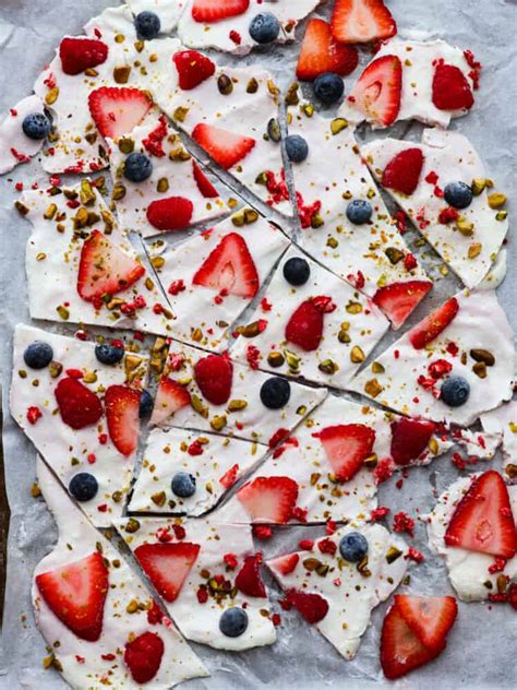 Frozen Yogurt Bark Yummy Recipe