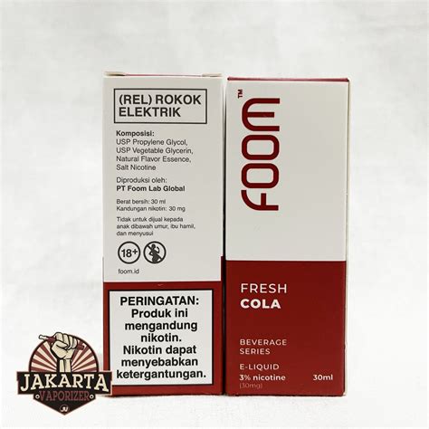 Jual Salt Foom Fresh Cola Saltnic Ml Mg By Foom Shopee Indonesia