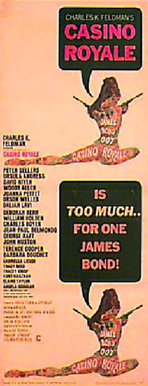 Casino Royale Original 1967 U.S. Insert Movie Poster - Posteritati ...