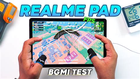 Realme Pad Pubg Test With Fps Meter Heating Gyro Gameplay Youtube