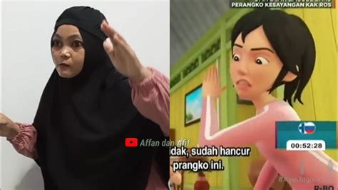 Kak Ros Marah Upin Ipin Menghilangkan Perangko Kesayangan Tiru Aksi