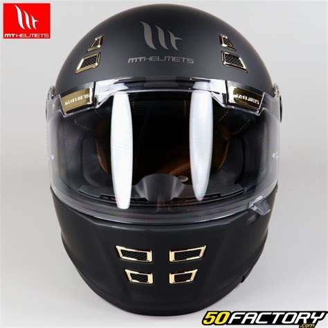 Full Face Helmet MT Helmets Jarama Solid X1 Matte Black Motorcycle Gear