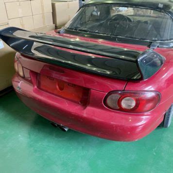 Carbonmiata Mazdaspeed Rear Spoiler For Miata Nb Mk Rx Fd Version