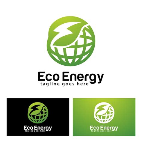 Plantilla De Dise O De Logotipo De Energ A Ecol Gica Vector Premium