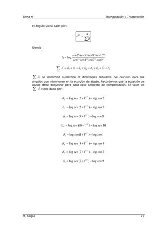 Triangulacion Y Trilateracion Topografia Pdf