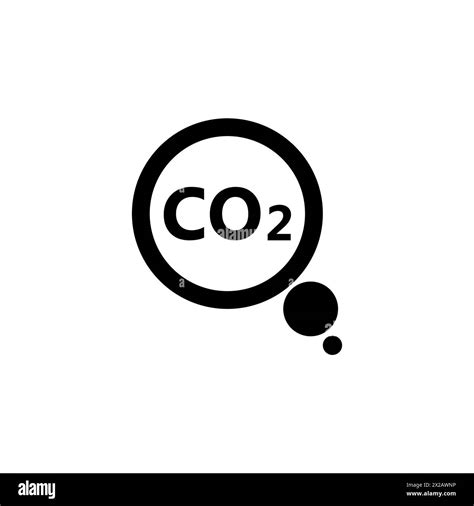 CO2 Emissions Cloud Smog Pollution Flat Vector Icon Simple Solid