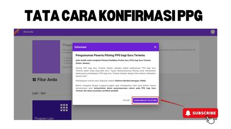 Tata Cara Konfirmasi Kesediaan Piloting Ppg Bagi Guru Tertentu Tahun
