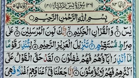 SURAH YASEEN SURA YASIN RECITATION OF QURAN