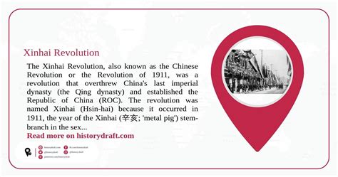 The #Xinhai #Revolution, also known as the #Chinese Revolution or the Revolution of 1911, was a ...