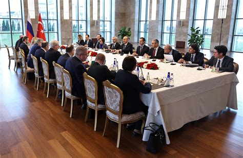 Meeting Of Foreign Minister Mevlüt Çavuşoğlu With Sergey Lavrov Minister Of Foreign Affairs Of