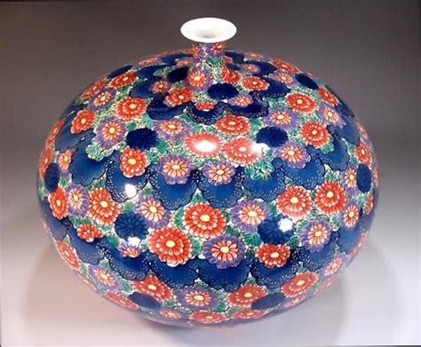 Porcelain Vase By Japanese Master Artist For Sale At 1stdibs