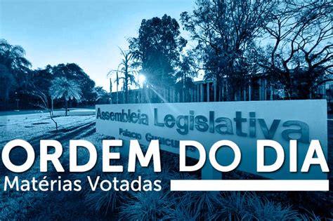 Assembleia Legislativa De Mato Grosso Do Sul Ordem Do Dia Aprovado