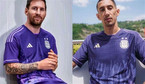 Presentaron la camiseta suplente de la Selección Argentina para Qatar