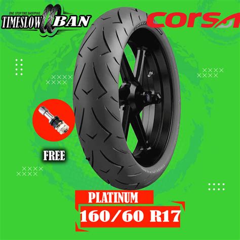 BAN Belakang Motor NINJA 250 CBR 250 CORSA 160 60 17 R93 PLATINUM