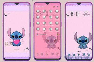 Tema Stitch Untuk Oppo Realme Gratis 2024 Yukinternet