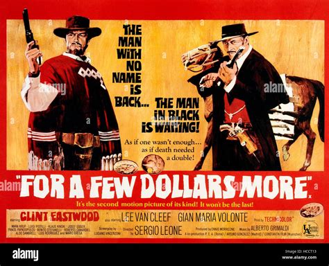 For A Few Dollars More From Left Clint Eastwood Lee Van Cleef 1965