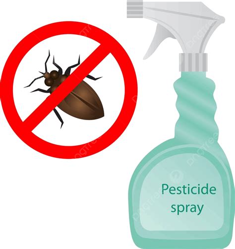 Pest Control Pesticide Spray Vector Illustration Skin Allergy Insect