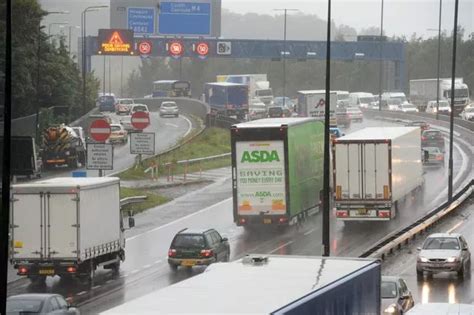 Four Car Pile Up Causes Eight Mile Queues On M4 Between Newport And