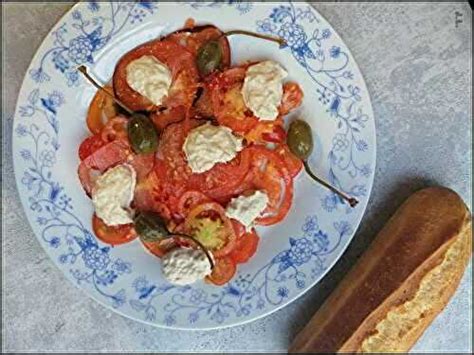 Carpaccio de tomates au thon de Une toquée en cuisine et ses recettes