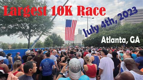 K Peachtree Road Race Atlanta Ga Youtube