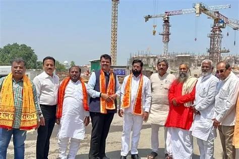 Hindutva Allies In Ayodhya Eknath Shinde Devendra Fadnavis Seek