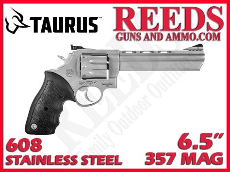 Taurus 608 Stainless 357 Mag 6 5in 8 Shot 2 608069 Revolvers At 1052744380