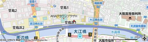 大阪府大阪市北区堂島浜1丁目2の地図 住所一覧検索｜地図マピオン