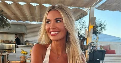 The Stunning Christine Mcguinness Flaunts Her Abs In A Cute Black Bikini That Features Dramatic