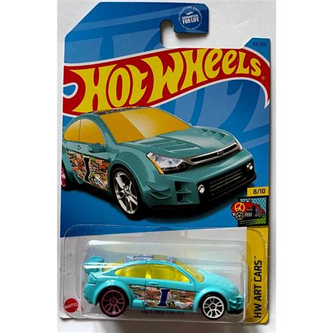 Hot Wheels HW Art Cars Ford Focus Blue A Shopee Philippines