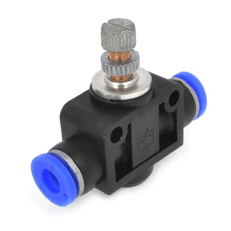 Uxcell Mm To Mm Push In Speed Controller Pneumatic Air Valve In