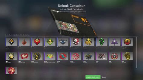 Csgo Rare Patch Unbox Youtube