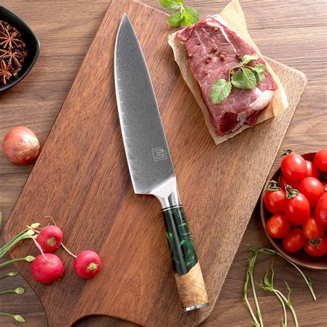 Cuchillo De Chef De 8 Pulgadas Cuchillo De Cocina Damasco Profesional