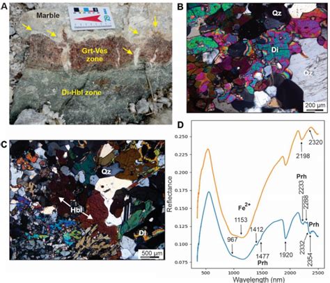 SciELO Brasil Spectral Characterization Of The Umbuzeiro Doce Skarn