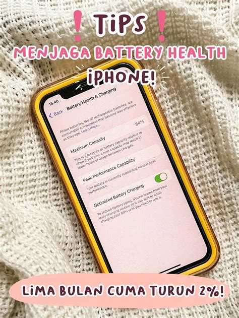 Tips Menjaga Battery Health Iphone Gallery Posted By Studyssha Lemon