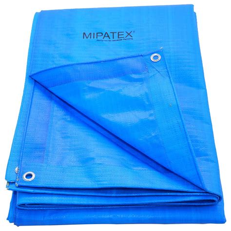 Mipatex Tarpaulin Sheet Waterproof Heavy Duty 9ft X 6ft Poly Tarp With