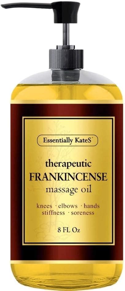 Essentially Kates Frankincense Massage Oil 8 Fl Oz Knees Elbows Hips Hands