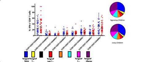 Memory Phenotype Of P Falciparum Specific CD4 T Cell Population