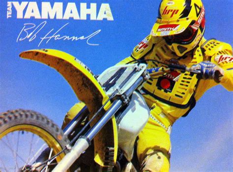 Bob Hannah Photo Courtesy Of Vintage Factory Yamaha Dirt Bikes Mx