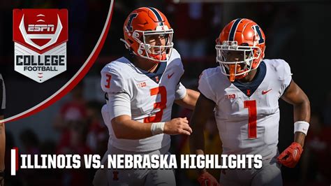 Illinois Fighting Illini Vs Nebraska Cornhuskers Full Game Highlights Youtube