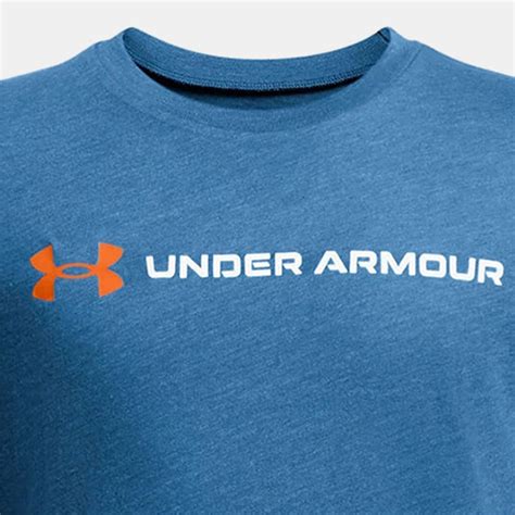 Under Armour Ua Team Issue Wordmark Ss Photon Blue White 1380747 406