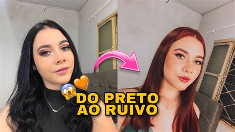 DO PRETO AO RUIVO EM CASA YouTube