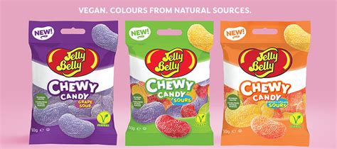 Jelly Belly Chewy Candy Sours Sour Sweets 60g Pack