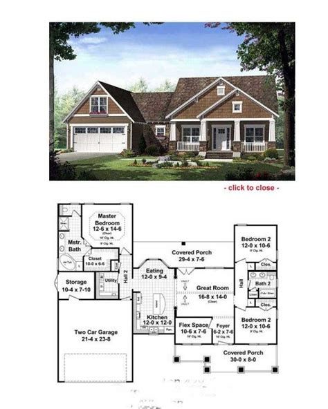 Craftsman Bungalow House Plans – Usually Include a Wide Front ...